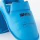 SMAI WKF Approved Foot Guards in Blue - Detail 1