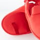 SMAI WKF Approved Foot Guards in Red - Detail 2