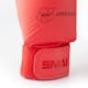 SMAI WKF Approved Mitts Without Thumb in Red - Detail 3